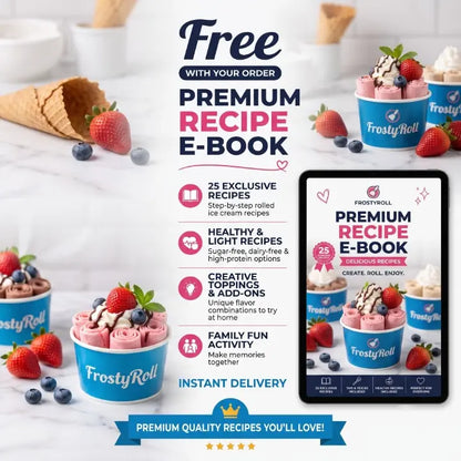 Ice Cream Roller — Homemade Ice Cream Rolls in Minutes