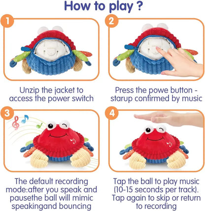Musical Dancing Crab Toy