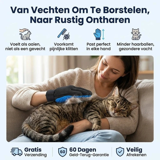 PurrTouch Ontharing & Aaihandschoen