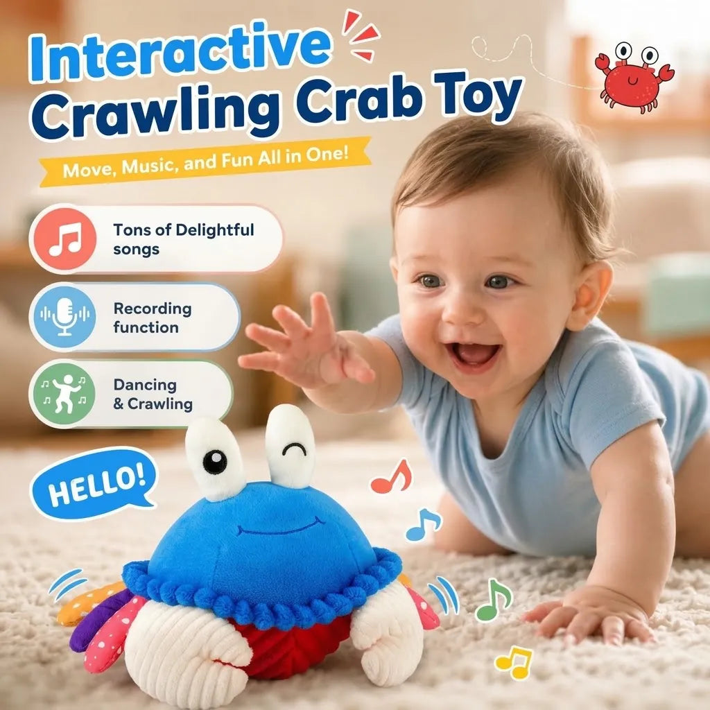 Musical Dancing Crab Toy