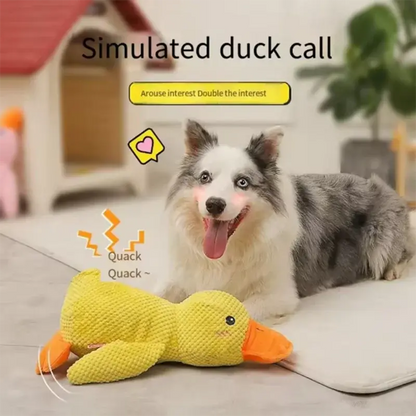 Quietsch-Enten-Kumpel – Das Komfortspielzeug für Welpen und ängstliche Hunde